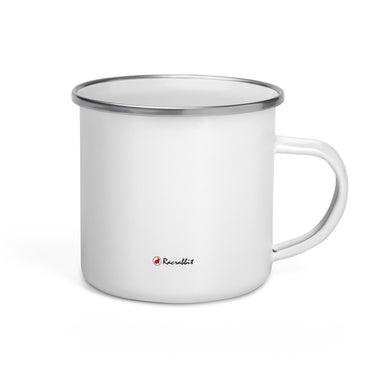 Caneca esmaltada para presente de coelho