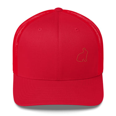 Boné Trucker Vermelho Racrabbit