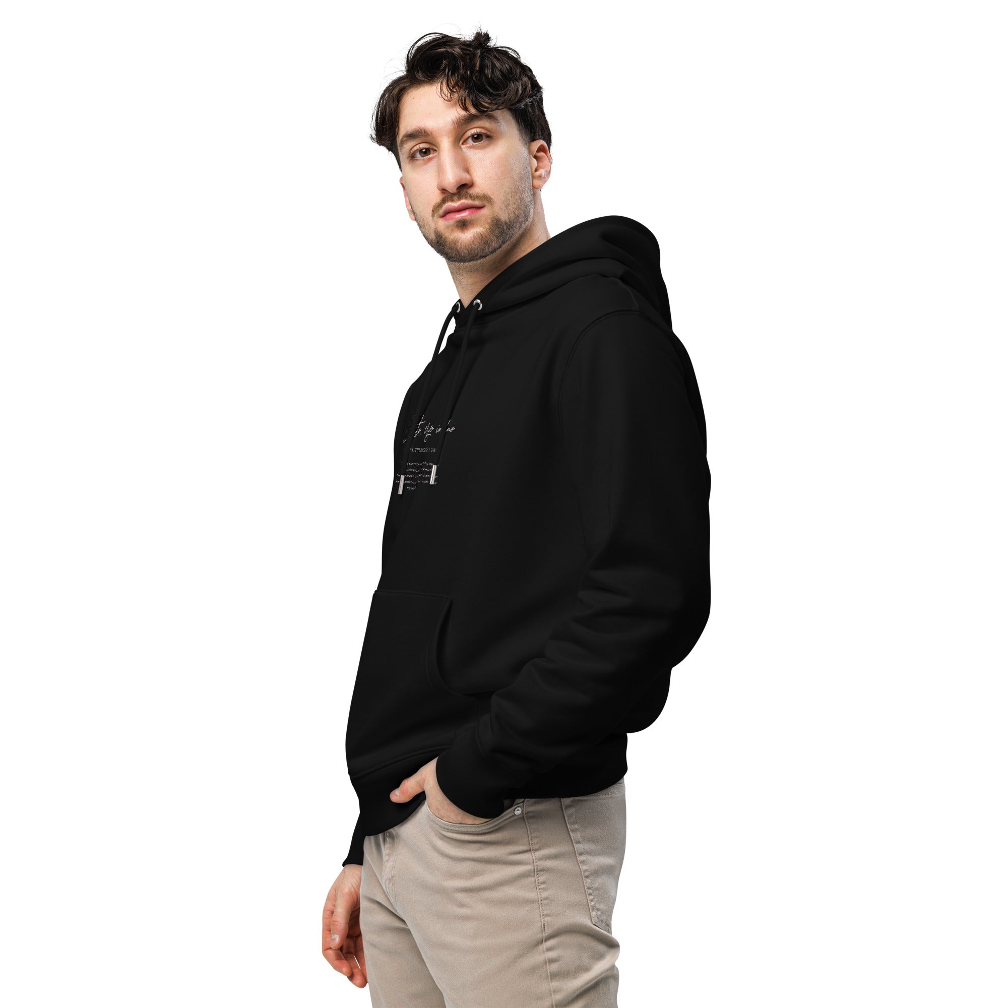 Racrabbit Cogito, Ergo induo Collection Unisex essential eco hoodie