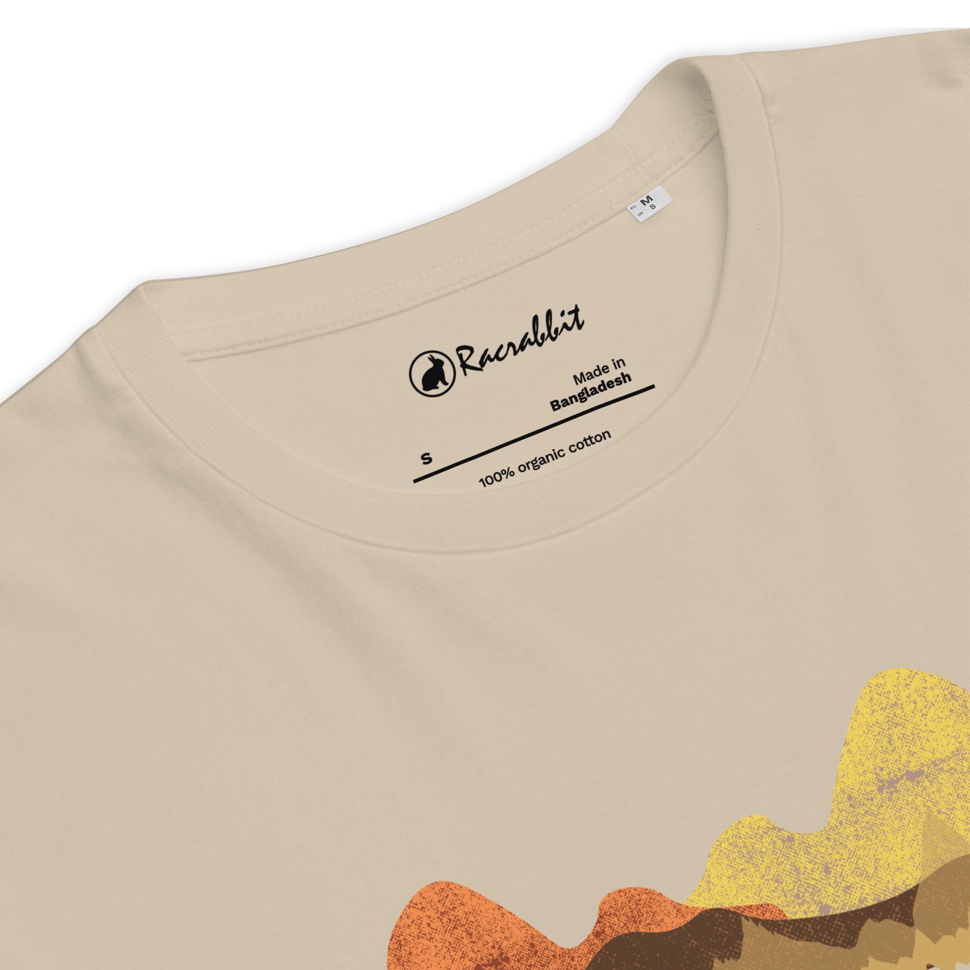 Racrabbit Valle del Fuego Camiseta unisex de algodón orgánico