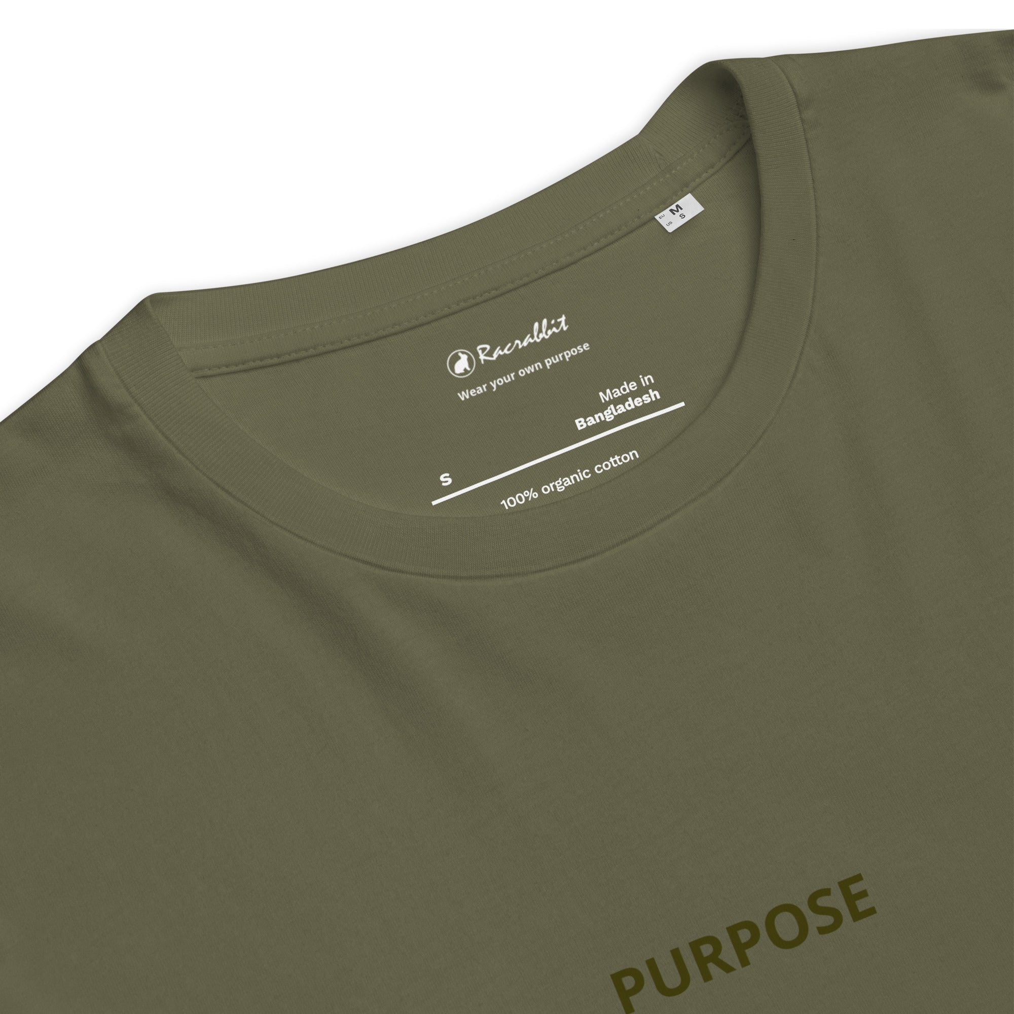 Essential Racrabbit Purpose Unisex organic cotton t-shirt