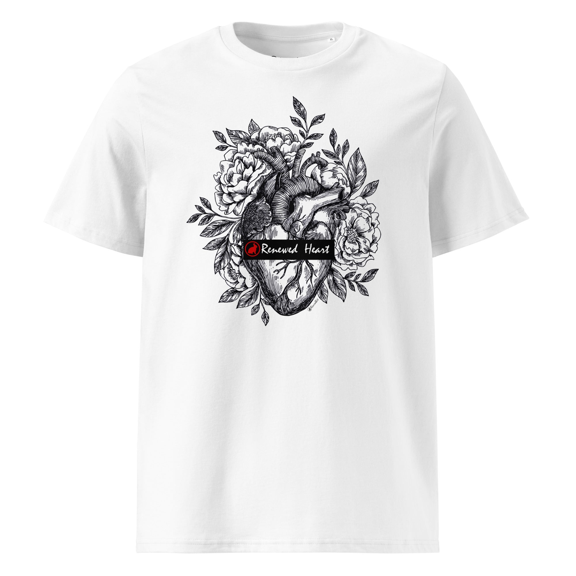 Racrabbit Renewed Heart Unisex organic cotton t-shirt